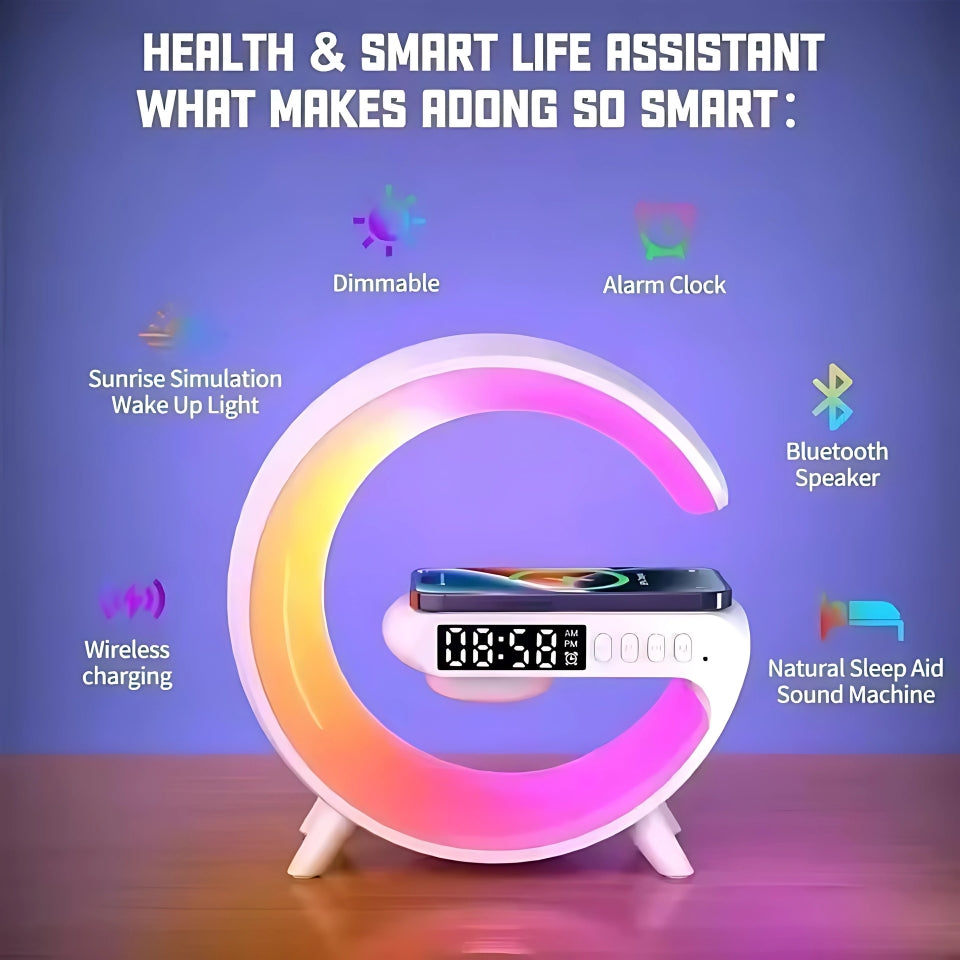 Wireless LED Charger Speaker
