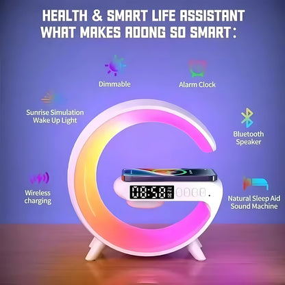 Wireless LED Charger Speaker